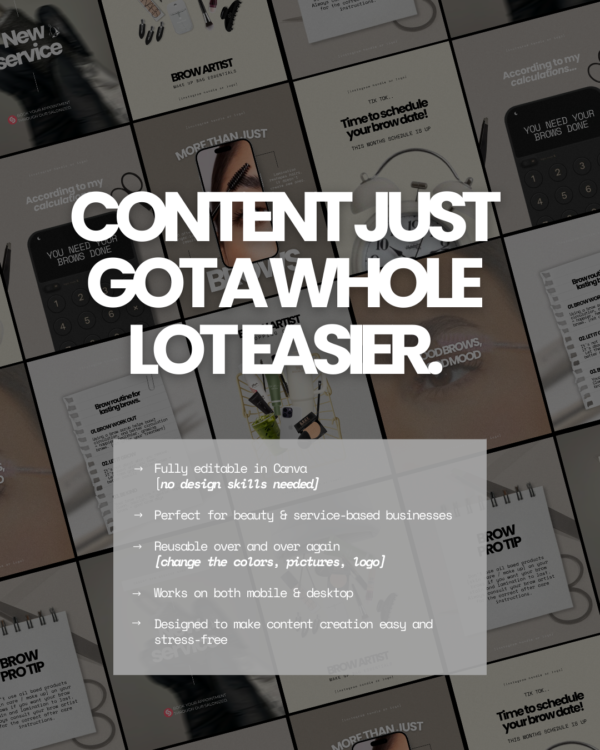 15 Lash artist templates