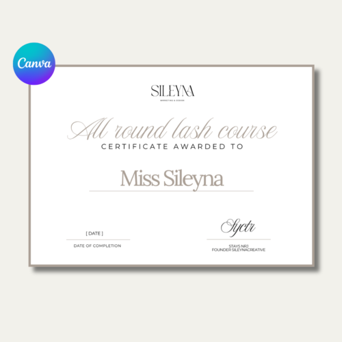 Certificate 01 Template