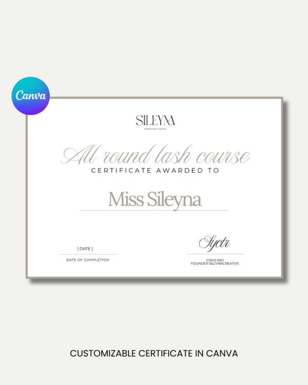 Certificate 01 Template