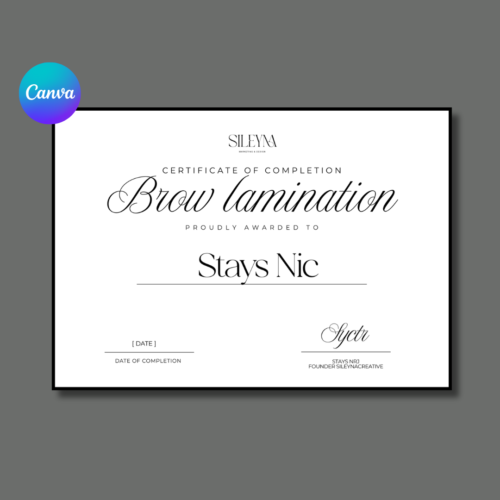 Certificate 03 Template
