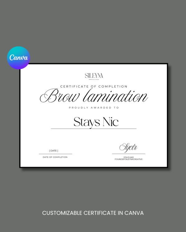 Certificate 03 Template