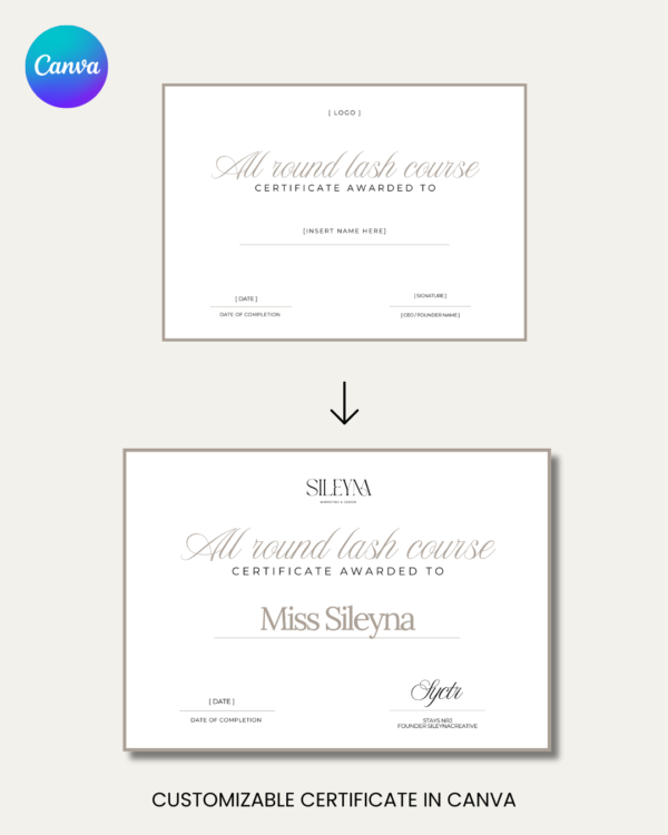 Certificate 01 Template
